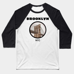 Brooklyn NYC (Light Colors) Baseball T-Shirt